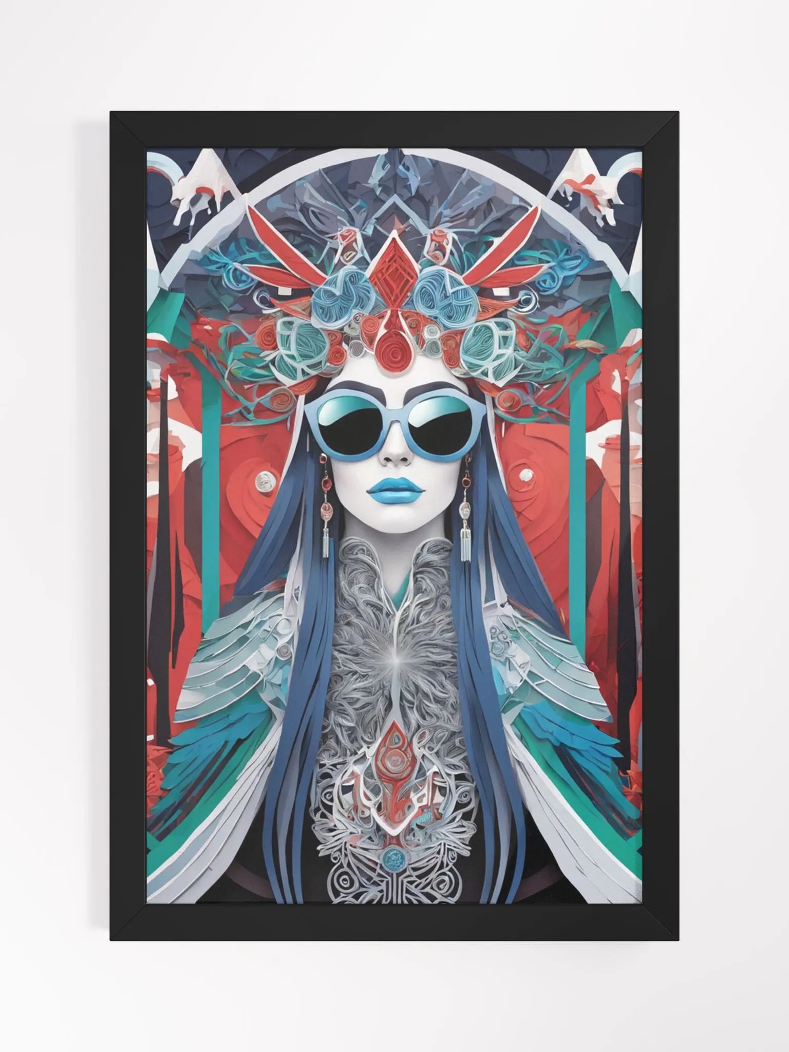 Winter Wiccan 04 - Framed Matte Poster product image (1)