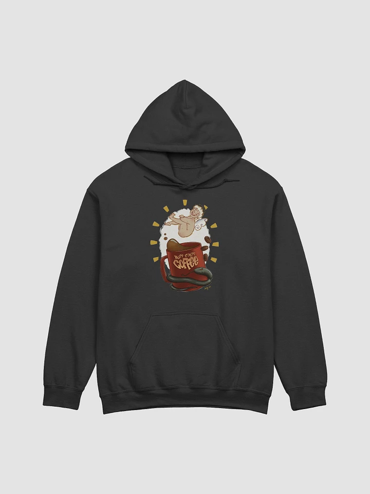 hoodie : butt first coffee | angel & snake edition product image (1)