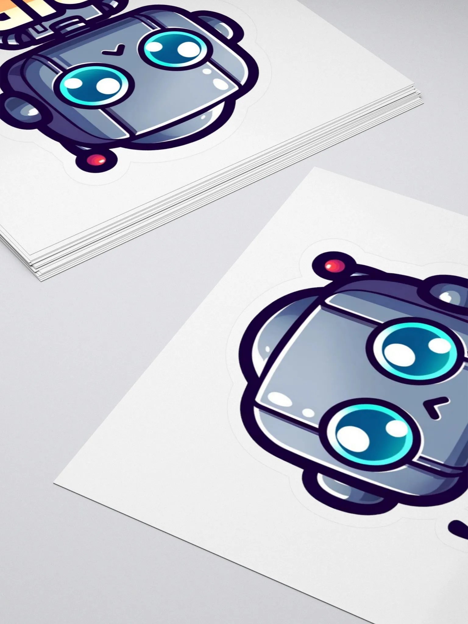 RIP Robot Sadness Kiss Cut Stickers product image (4)