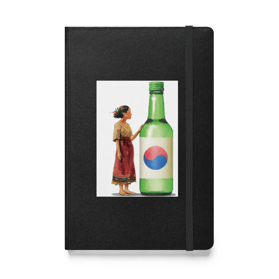 Korean vodka soju and a woman product image (1)