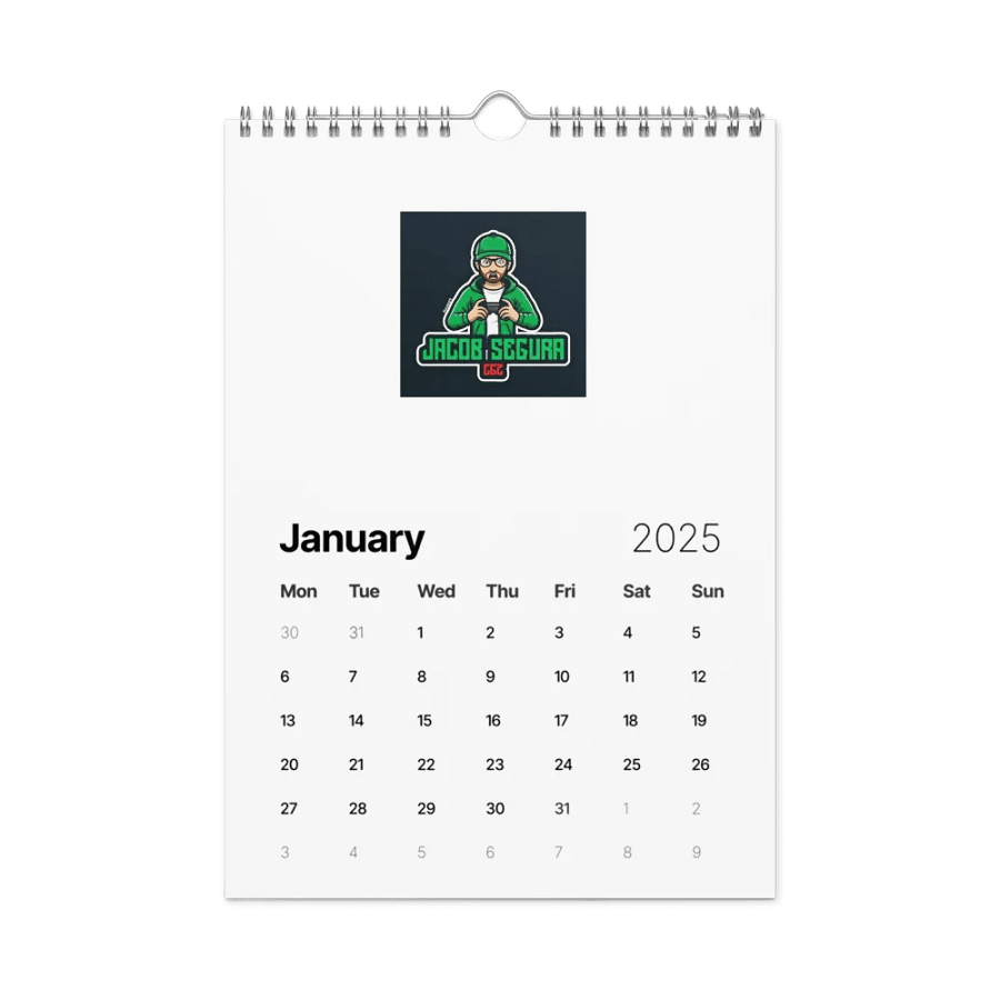 Jacob segura CGZ 2025 Calendar product image (6)