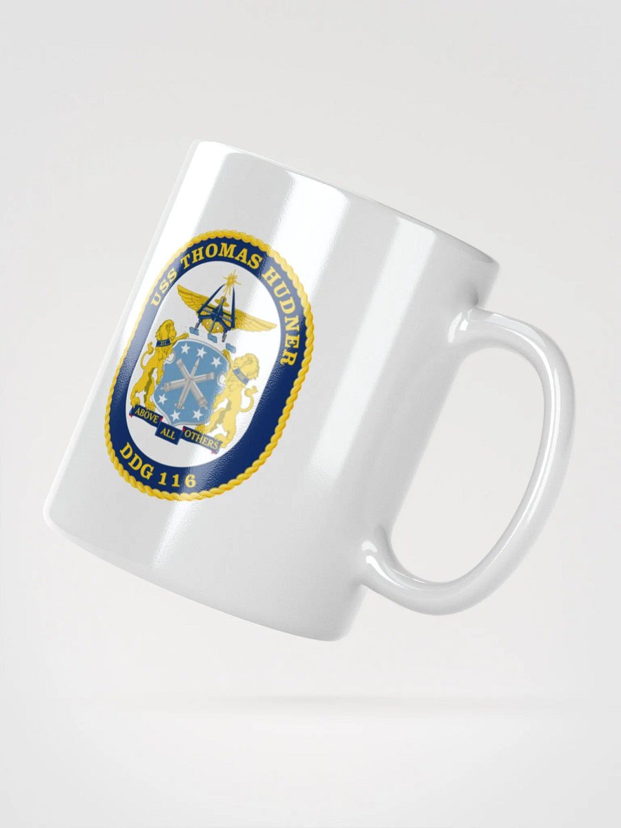USS Thomas Hudner DDG 116: White Coffee Cup product image (2)