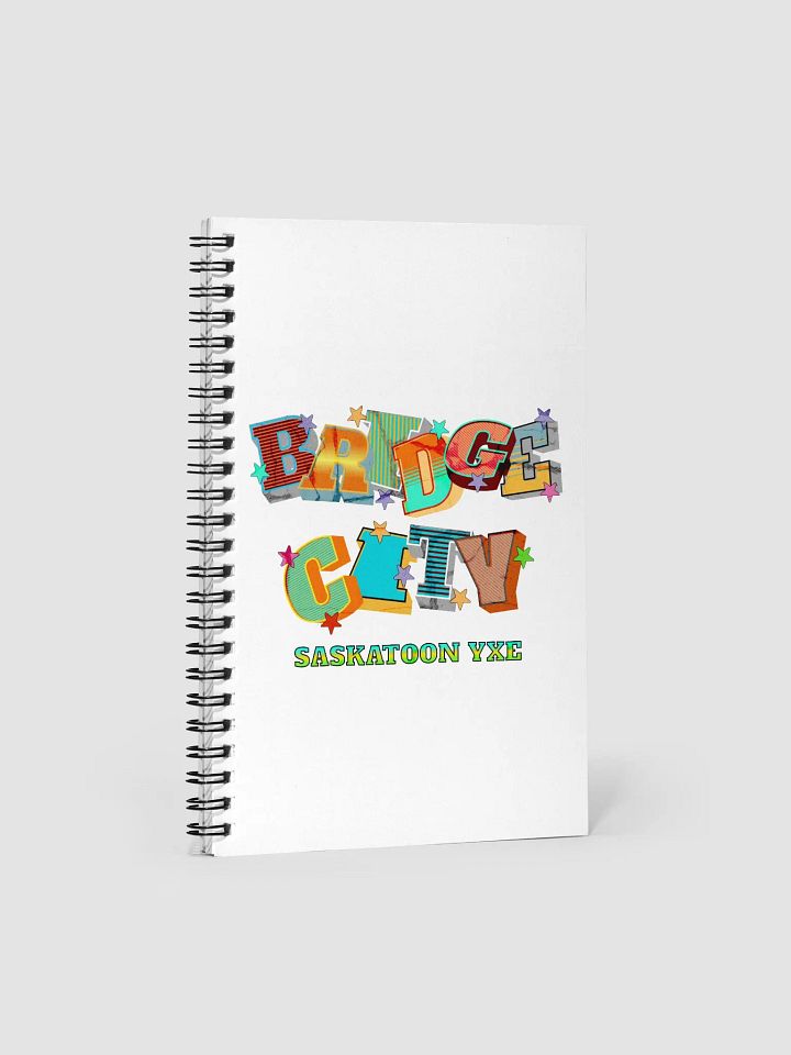 Bridge City Saskatoon Saskatchewan YXE Starry Spiral Notebook product image (2)