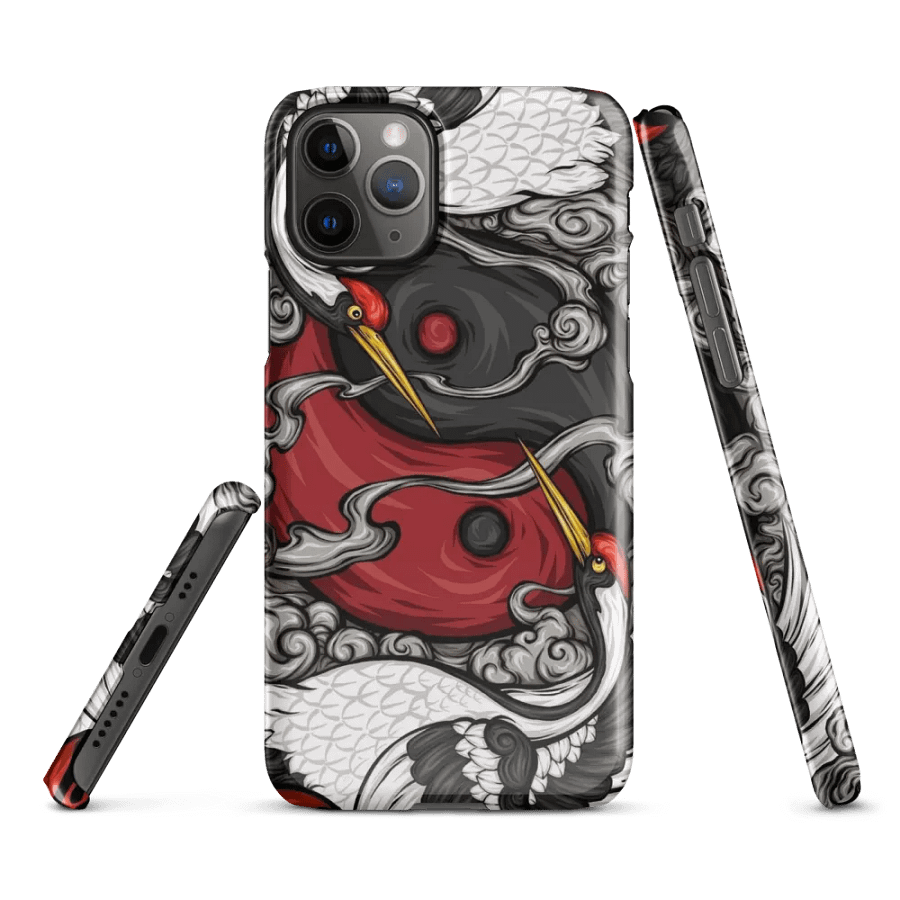 Yin-Yang Cranes iPhone Snap Case product image (2)