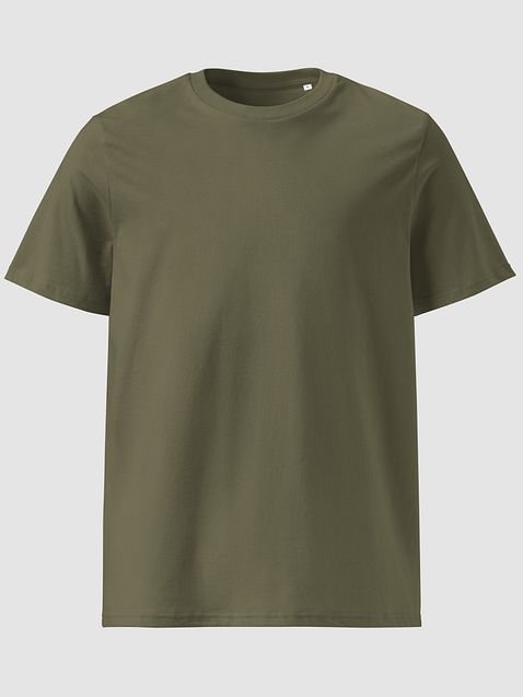 Photo showing Stanley/Stella Unisex Organic Ribbed Neck T-Shirt