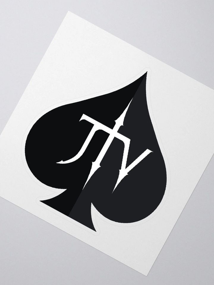 JTV Monogram Spade Stickers product image (4)