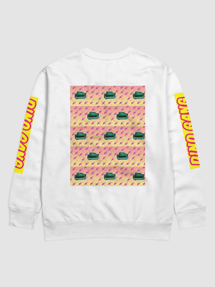 Strawberry Light/Dino Gang DieselThreads Crewneck WHT product image (2)