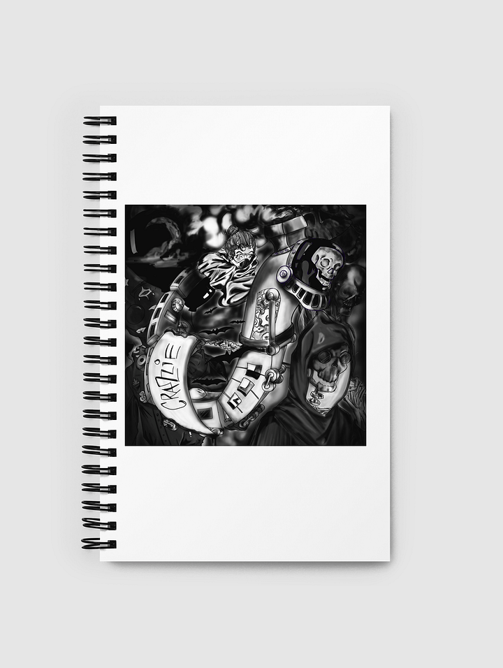 The Astro Spiral Dark Edition 2 notebook (Crazzie Train) product image (1)