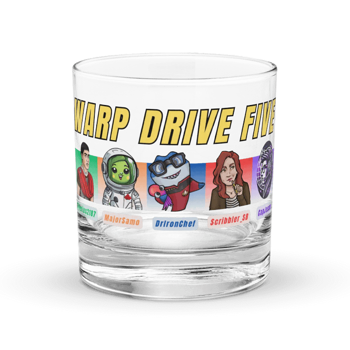 Warp Drive Five Rock Glass product image (1)