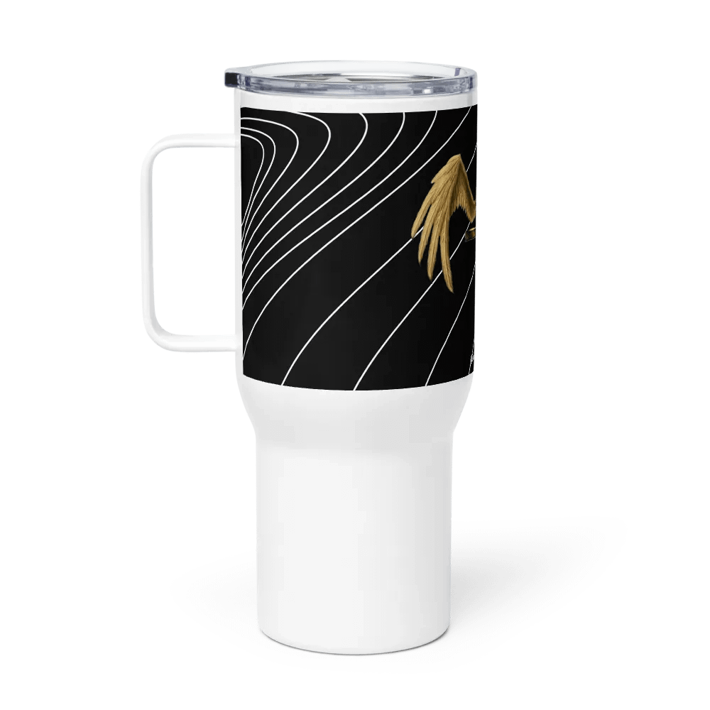 Golden Wings Travel Mug with Handle product image (1)