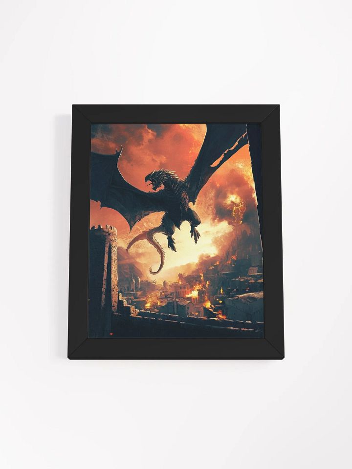 Dragon’s Wrath - Framed High-Quality Matte Poster product image (7)