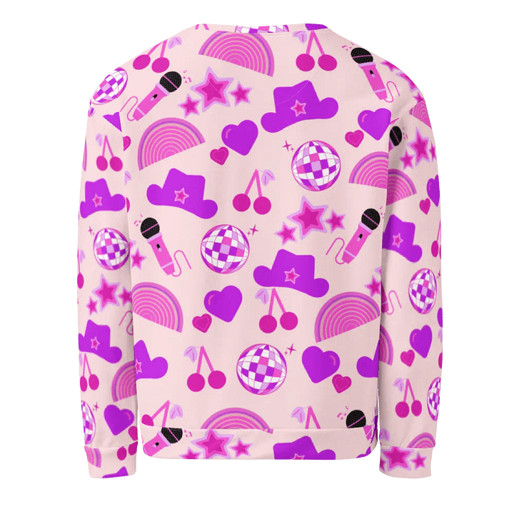 Country Rainbow Disco Vibes All-Over Sweatshirt product image (2)