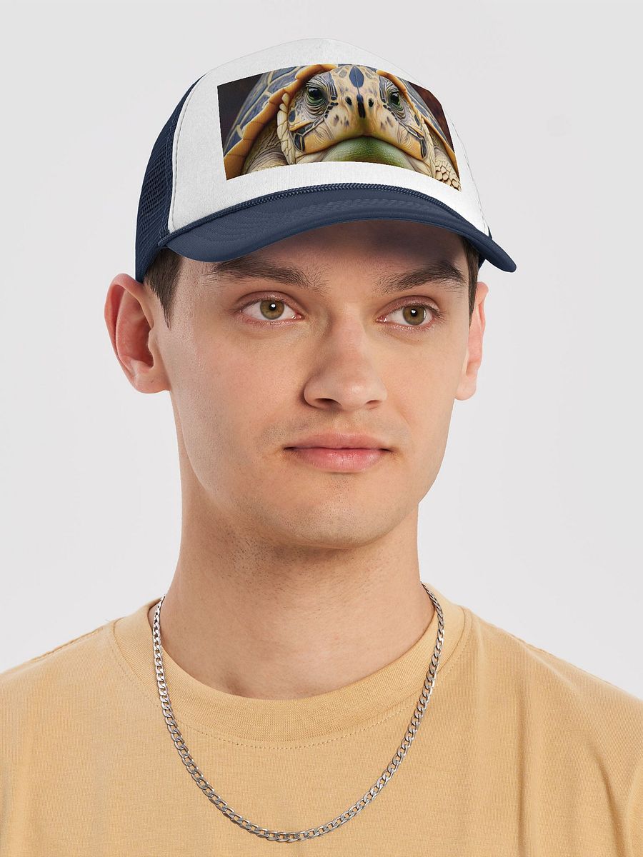 Timeless Wisdom: Tortoise Trucker Hat for Strength & Patience product image (21)