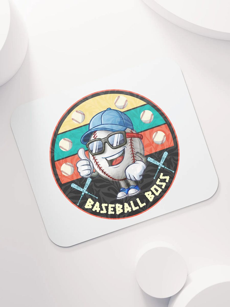 Baseball Boss Thumbs-Up Mouse Pad product image (5)