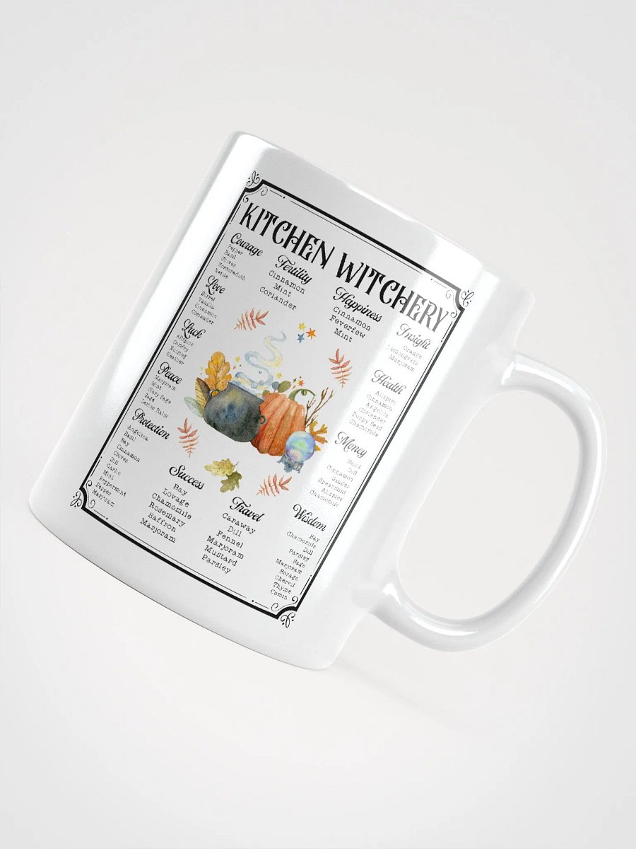 Kitchen Witchery Spell & Potions WHITE GLOSSY MUG - Witchy, Kitchen Witch, Magic Kitchen Gift product image (4)