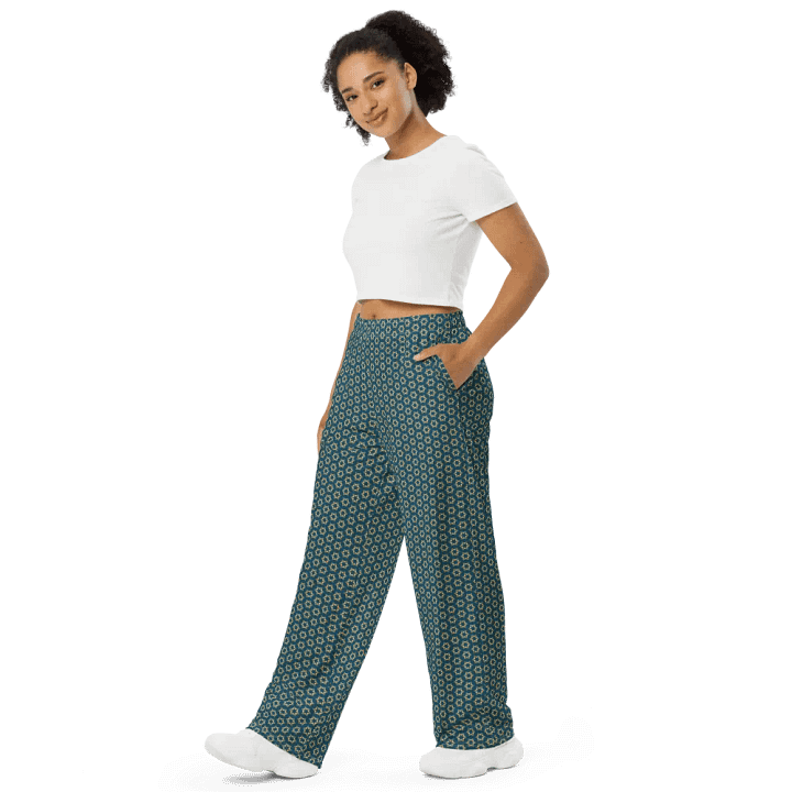 Seashell and Starfish Wide-Leg Pants product image (2)