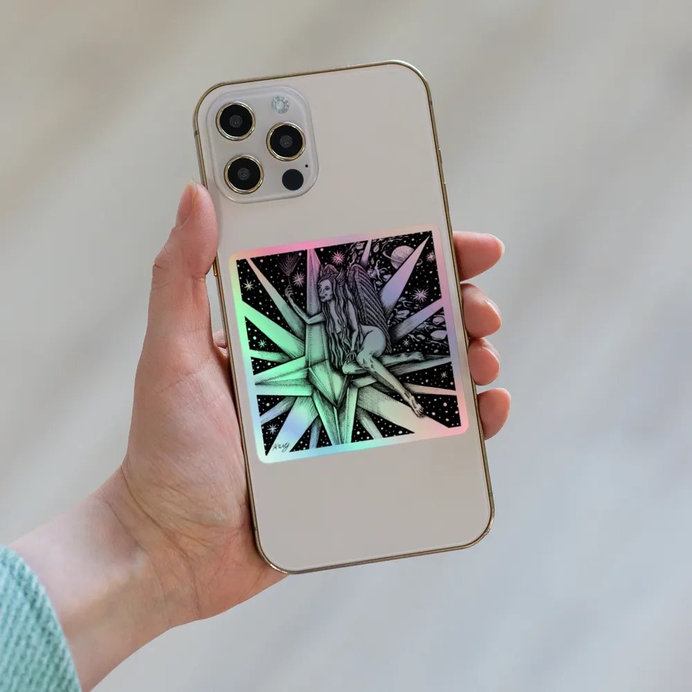 Virgo Zodiac, Holographic Sticker Sheet product image (8)