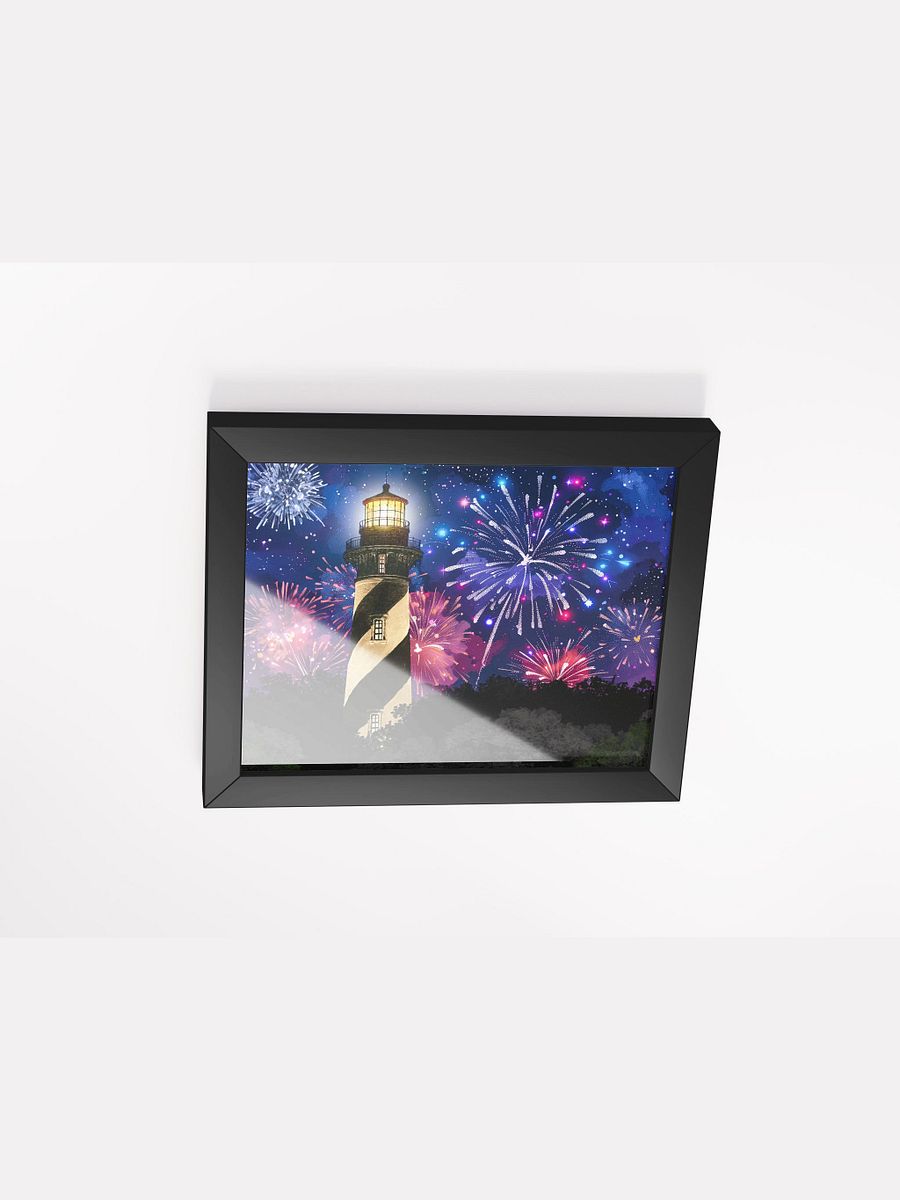 Fireworks Over St. Augustine Lighthouse – Florida Framed Poster product image (3)