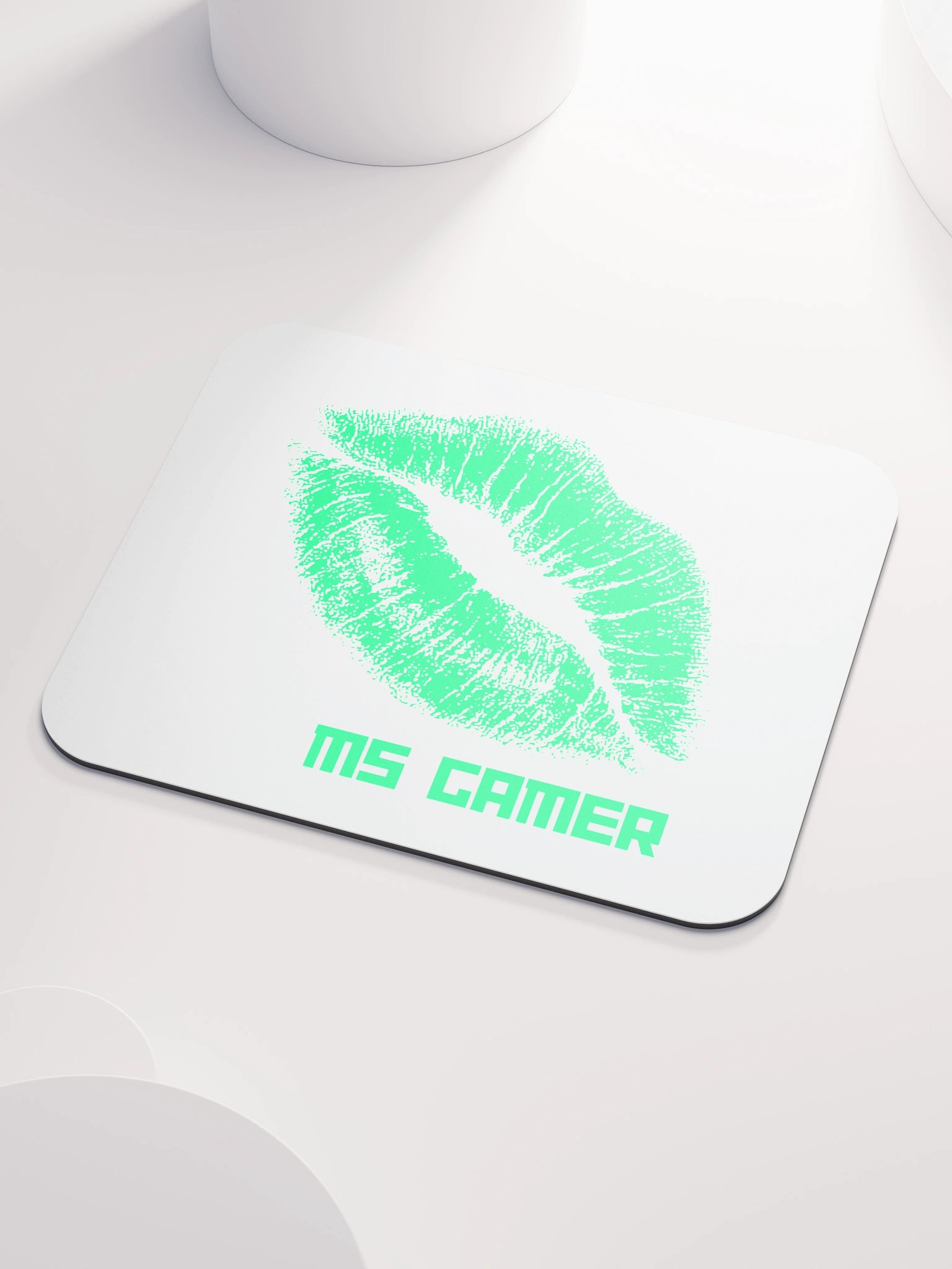 Ms Gamer Mwah Mouse Pad - White product image (3)