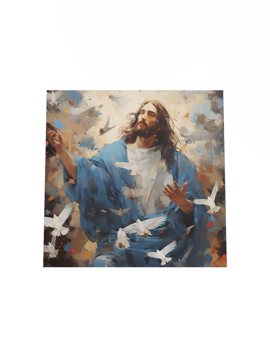Jesus Christ Peaceful Ascension Christ Art Canvas Print | Spiritual Wall Art product image (18)