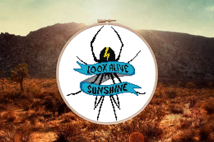Look Alive Sunshine - Digital Cross Stitch Pattern product image (1)