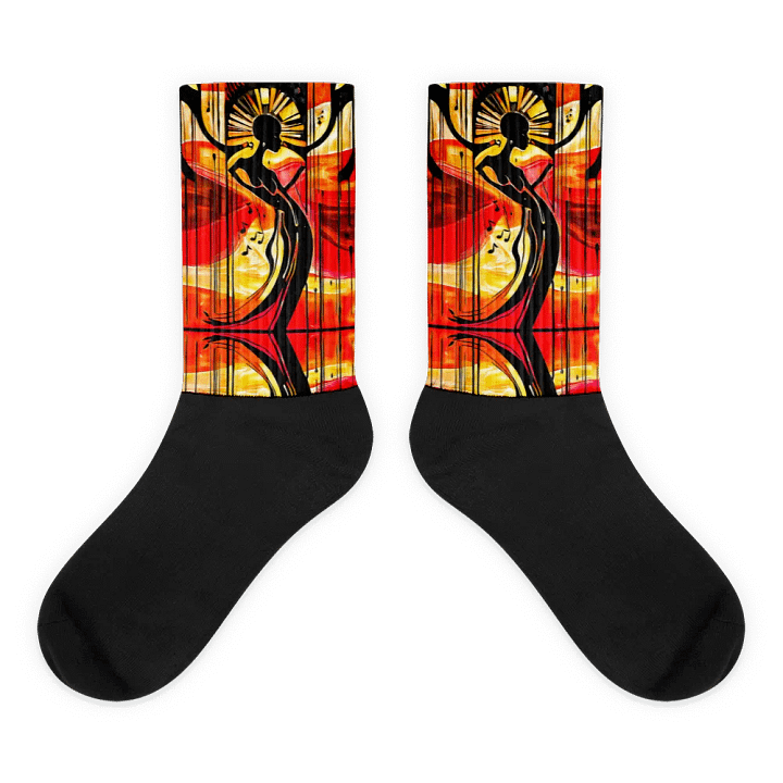 "Killing Me Softly" Painted Socks product image (2)