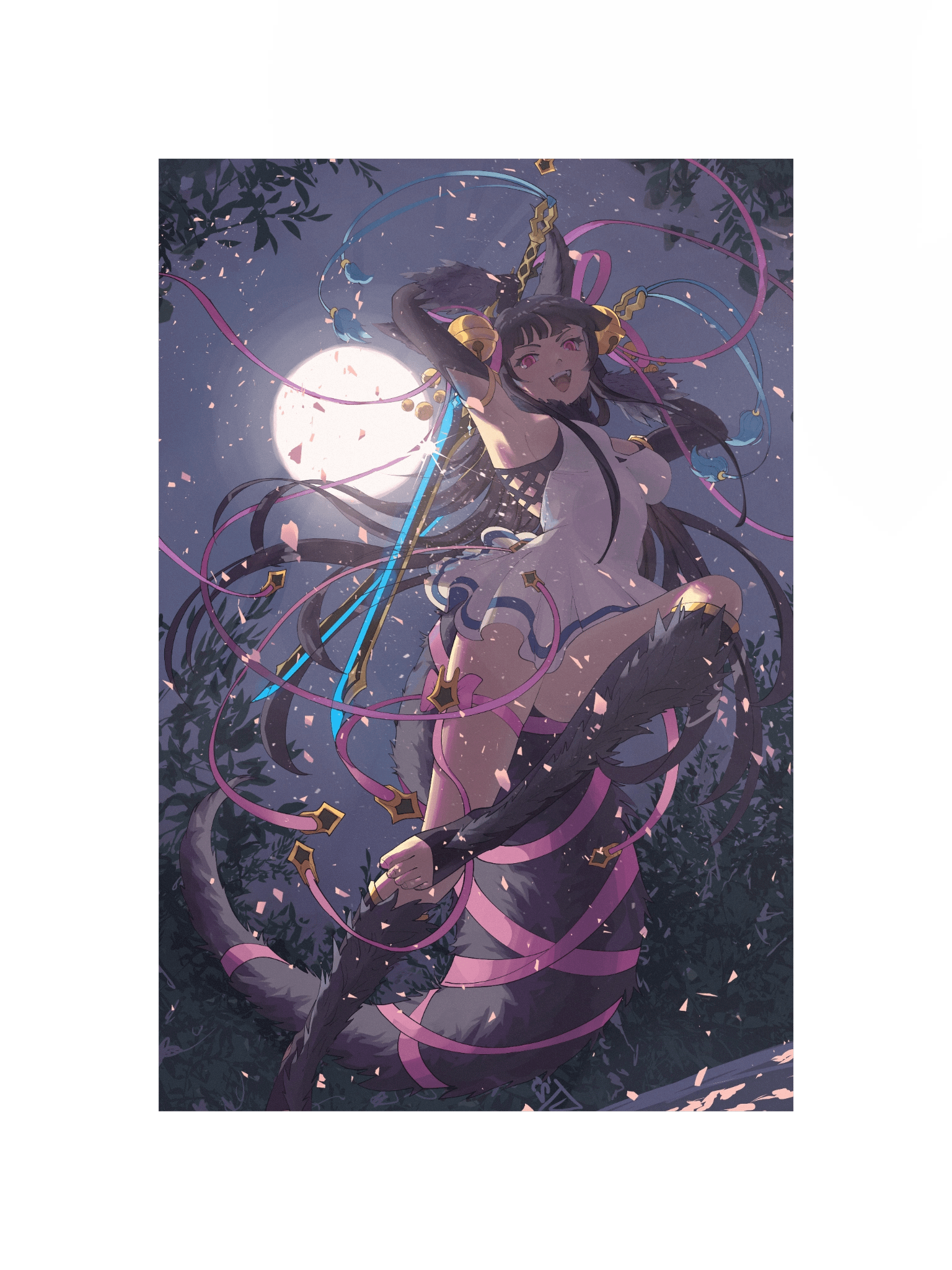 (12" x 18") Full Moon Yuel Print product image (4)