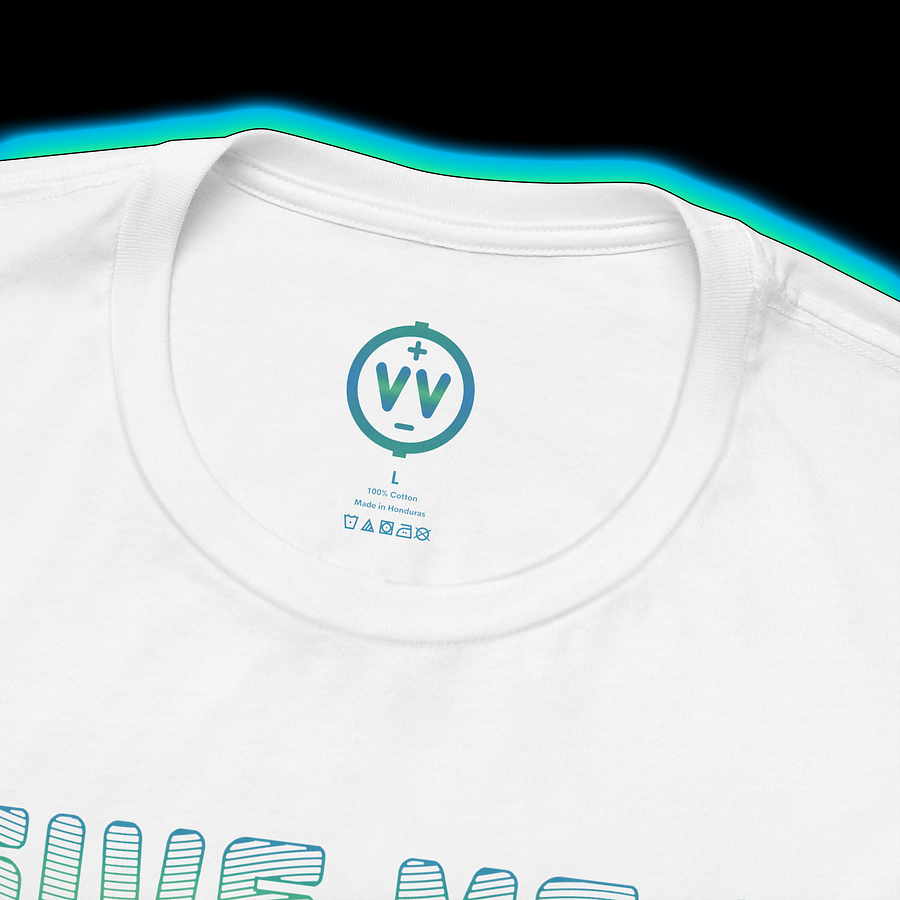 Waveform T-Shirt - Give Me A Sine (Oscilloscope Sound Designer) CYAN PRINT product image (2)