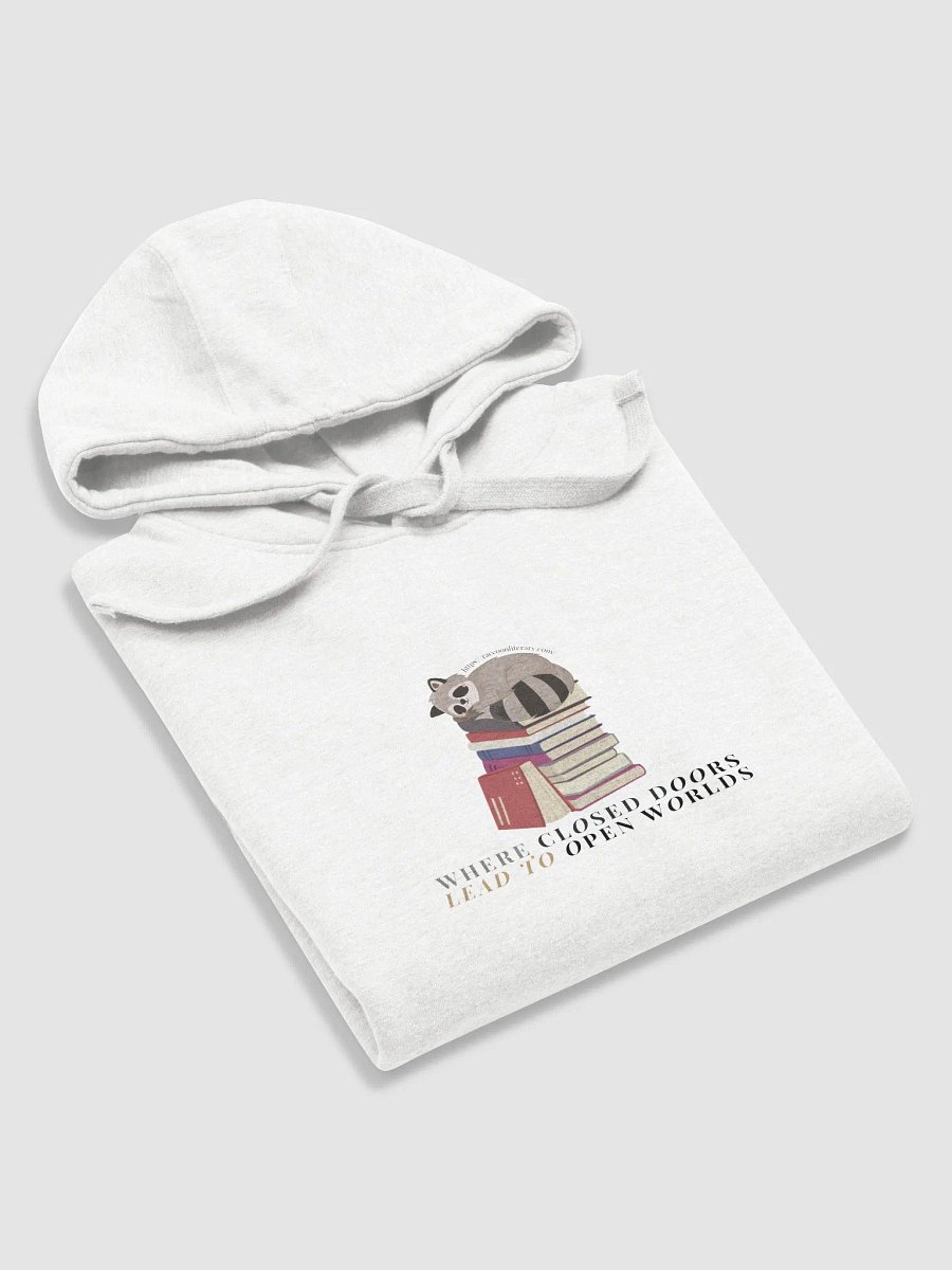 Dreamy Bookworm Raccoon Hoodie product image (5)