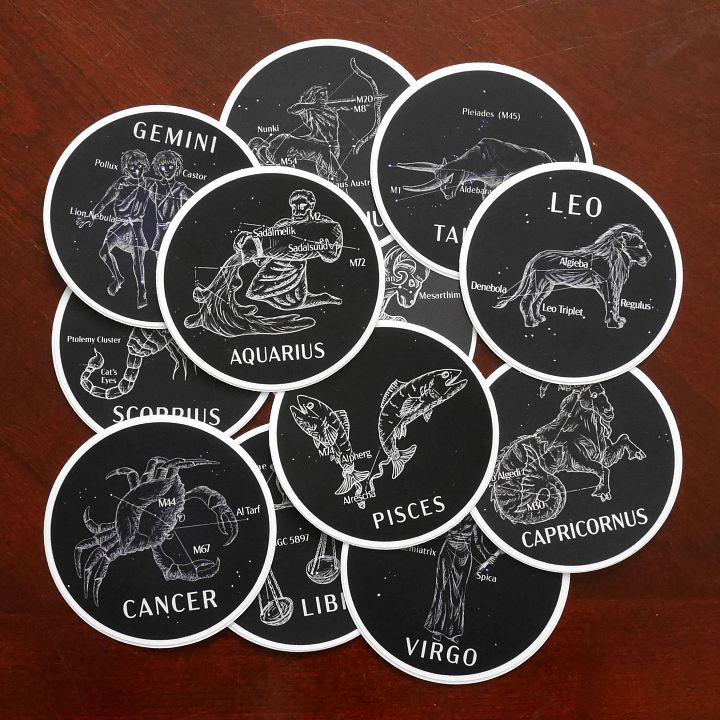 Zodiac Constellaton Sticker product image (1)
