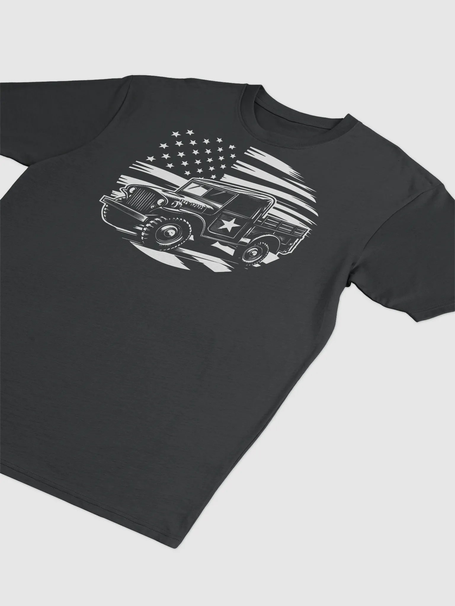Vintage Patriot Jeep Flag Tee product image (2)