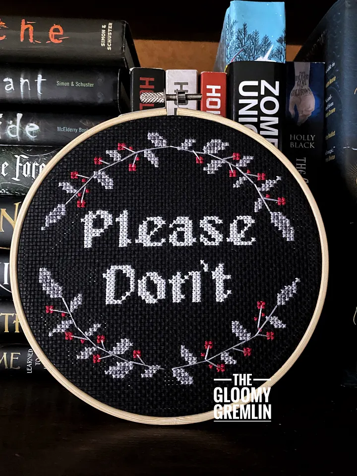 Please Don't - Cross Stitch Pattern product image (1)