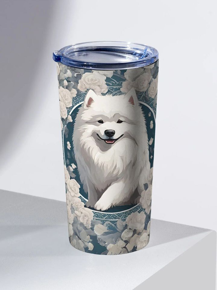 Vintage Samoyed 20oz Stainless Steel Tumbler product image (1)