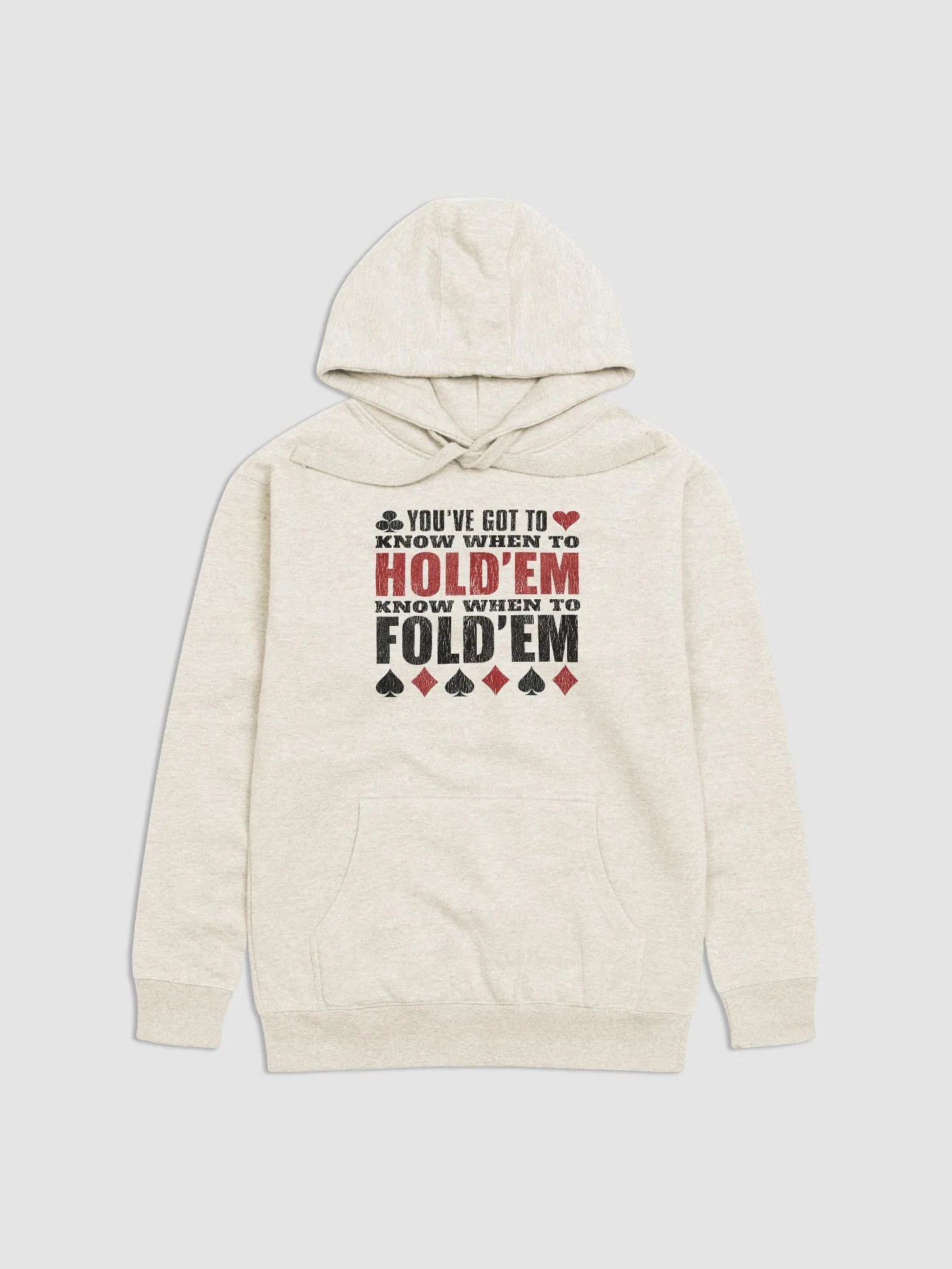 Hold'Em Card Suits Unisex Hoodie product image (2)