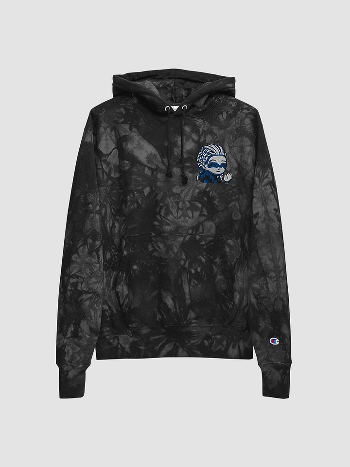 Logo Embroiderd tie-dye hoodie product image (1)