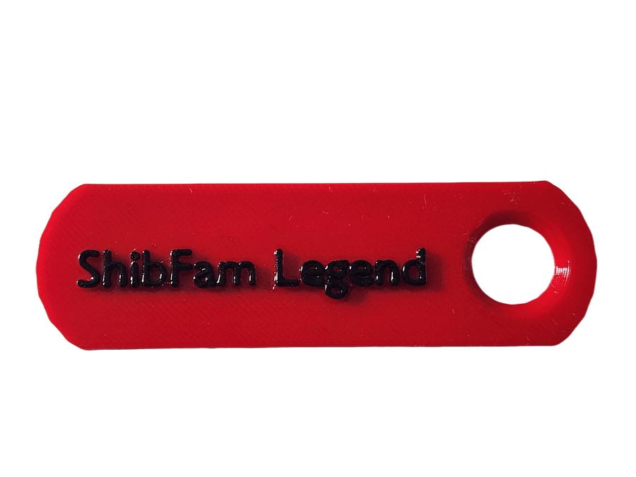 3D Printed ShibFam Keychain product image (1)