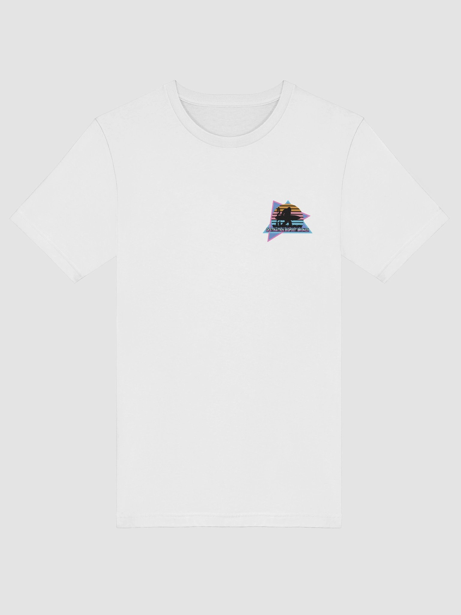 Destination Bigfoot Bronco Retro-Inspired T-Shirt (White) product image (5)