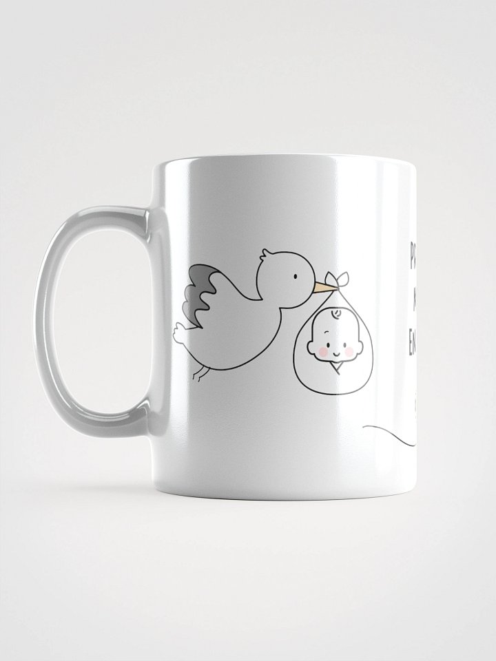 Mug Blanc - Promue Mamy en 2026 - Cigogne Annonce Naissance - Cadeau Original product image (2)