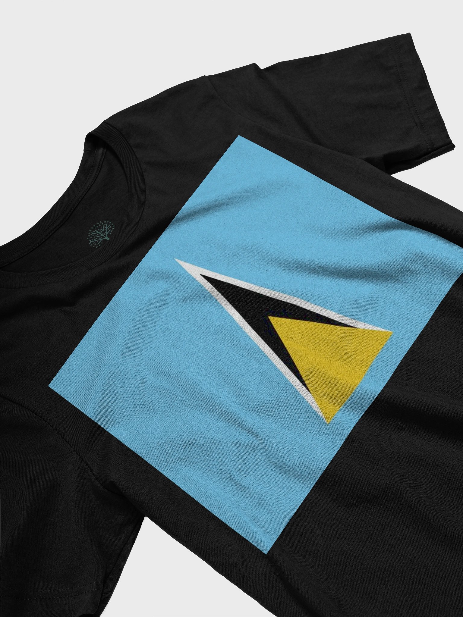 Exclusive Saint Lucia Flag T-Shirt – Unisex Supersoft Comfort | TDS Music product image (25)