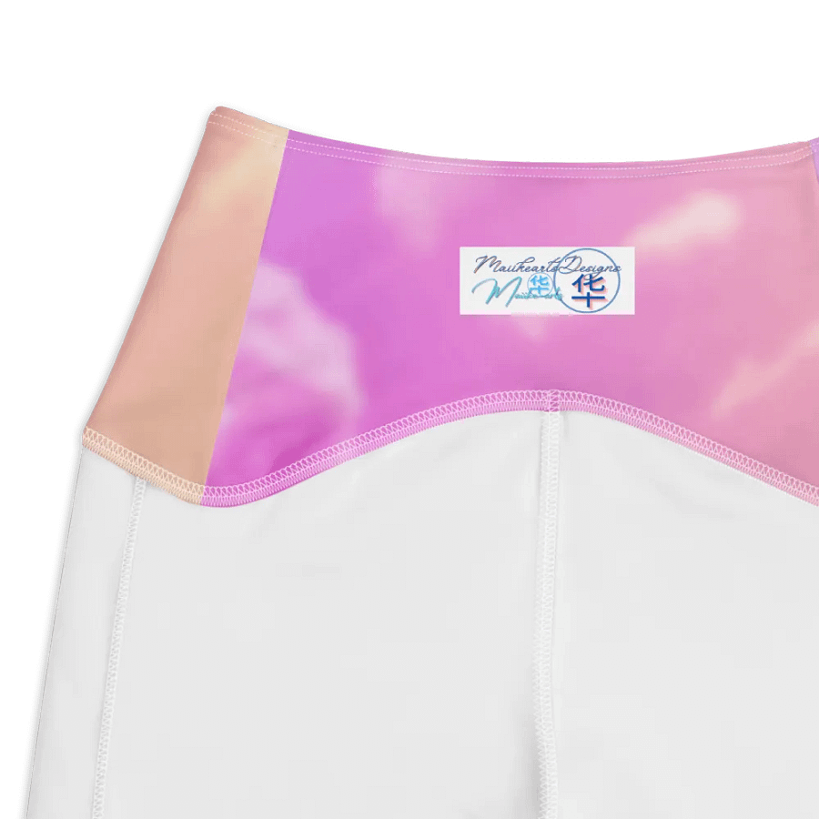 Blur cloud rainbow Design Leggings with Pocket - V7 product image (7)