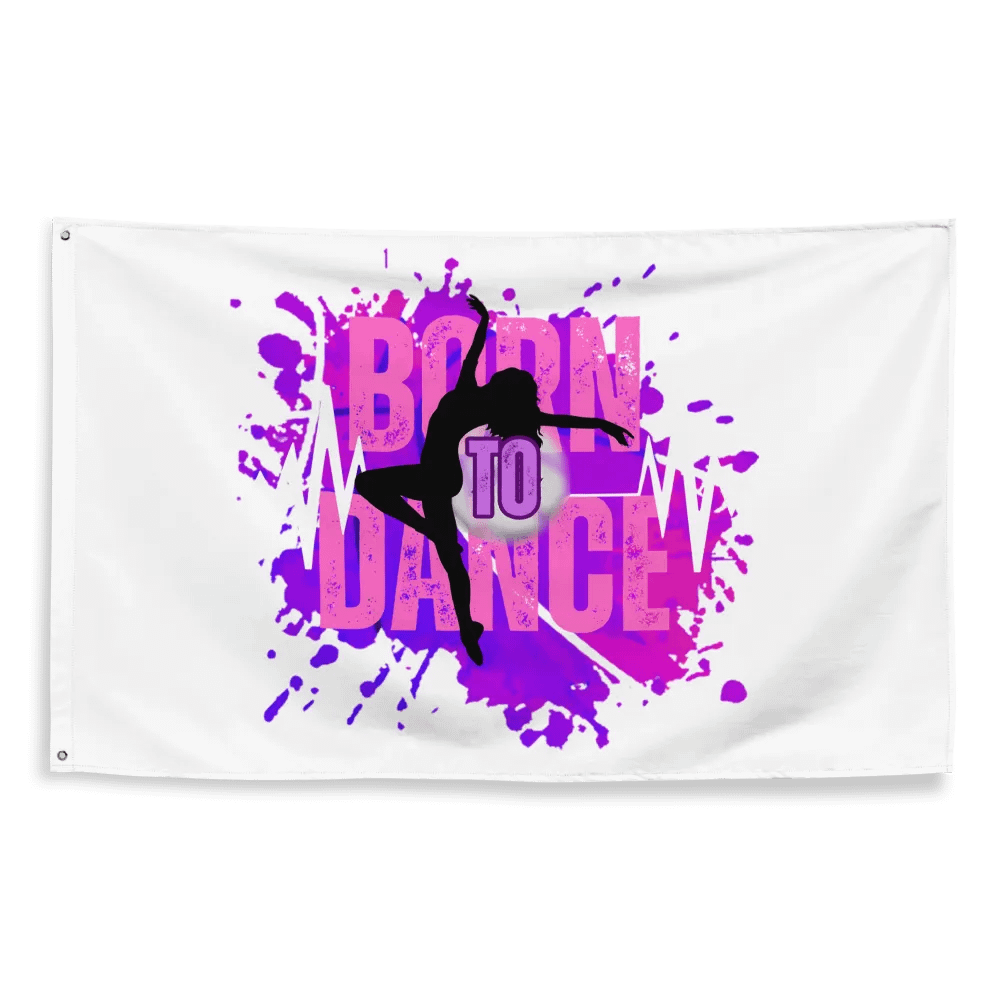 Born to Dance Her Silhouette Flag product image (2)