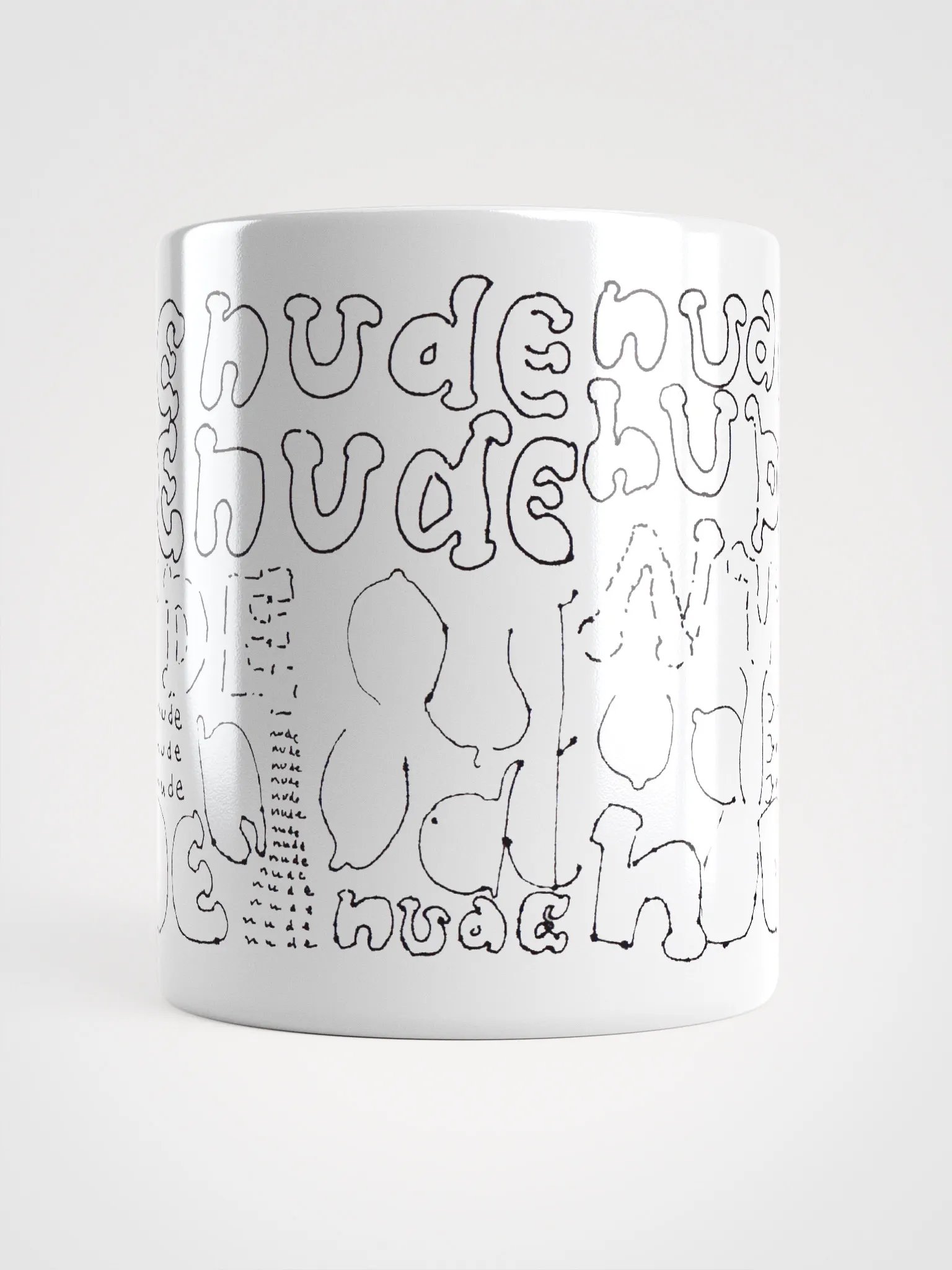 Nude White Glossy Mug product image (1)