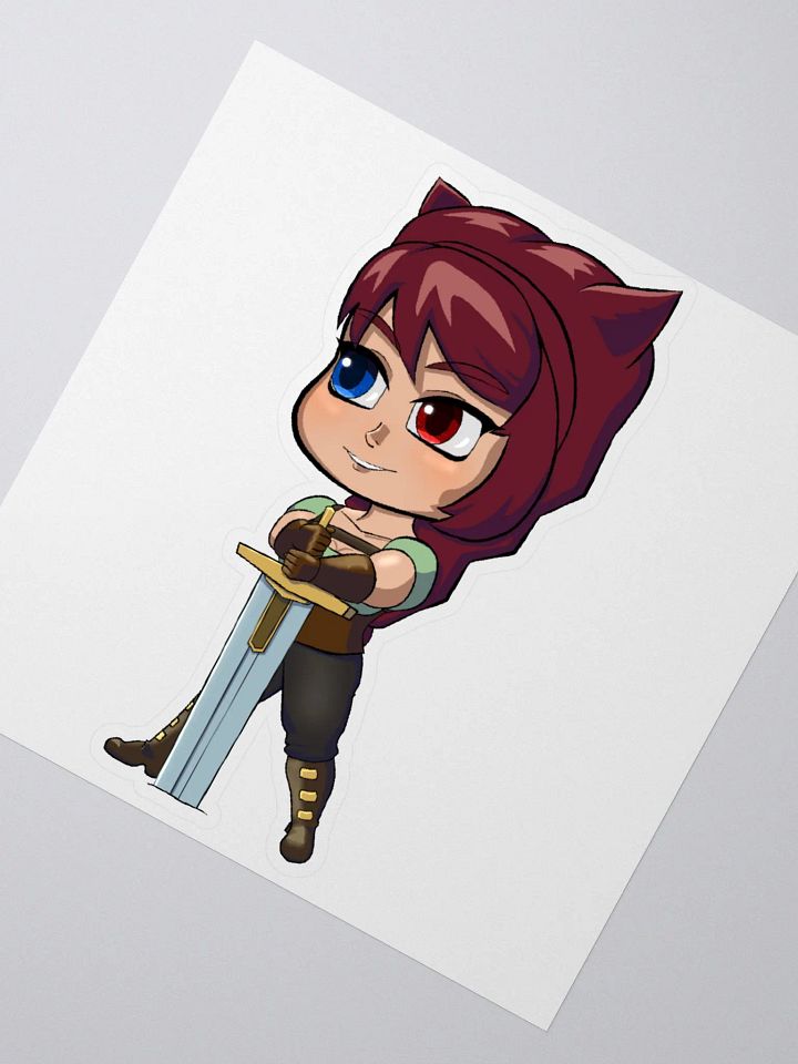 Cerise Remora Sticker product image (2)