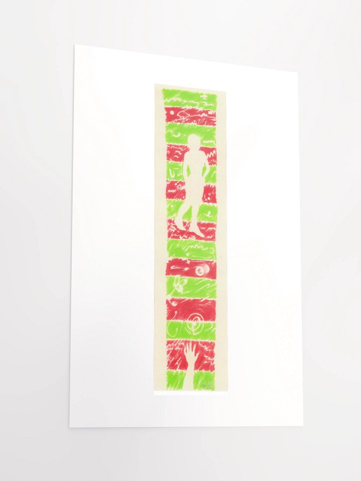 Woman in Red & Green 01.10.90 print product image (2)
