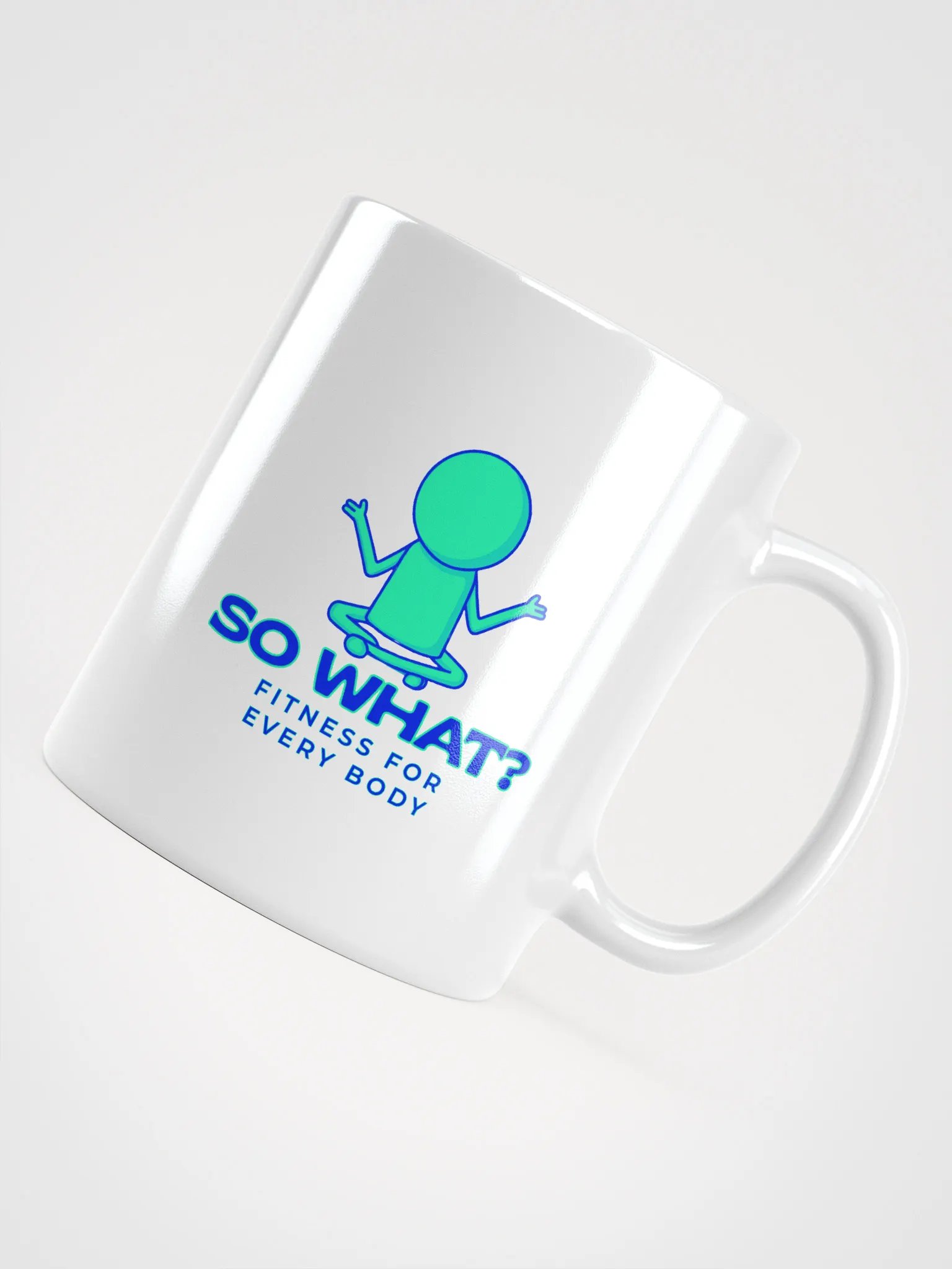 So What? Fitness Coffee Mug (White) product image (4)