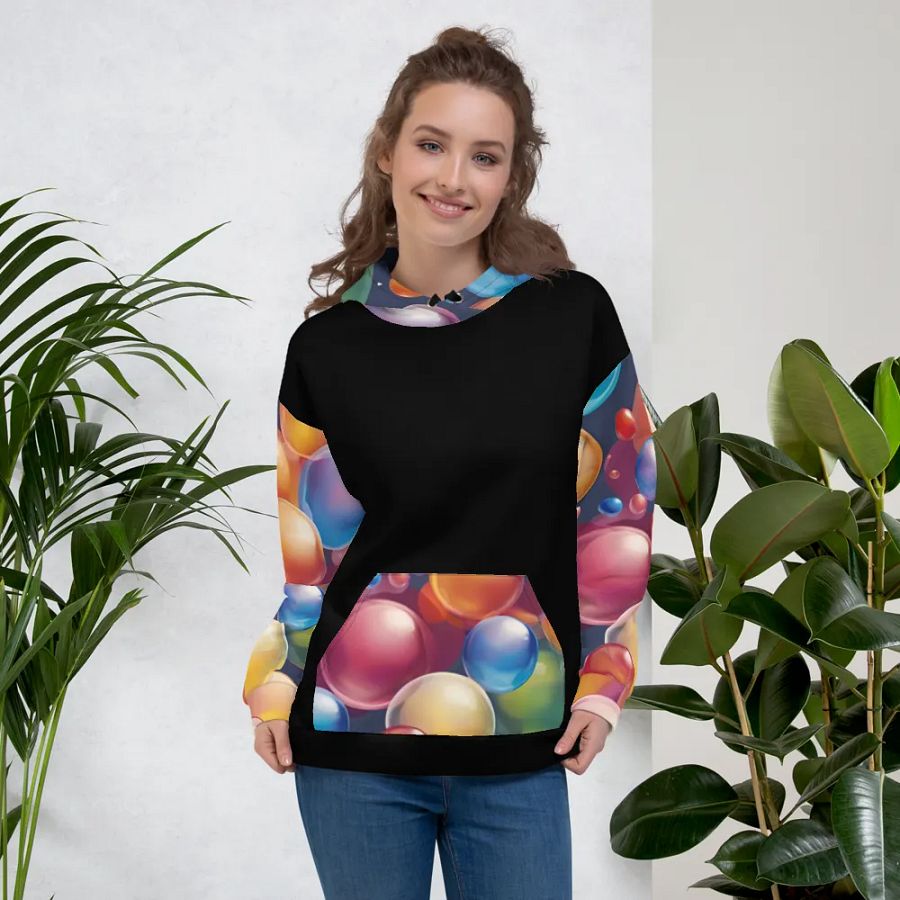 Vibrant Bubble Unisex Hoodie product image (5)