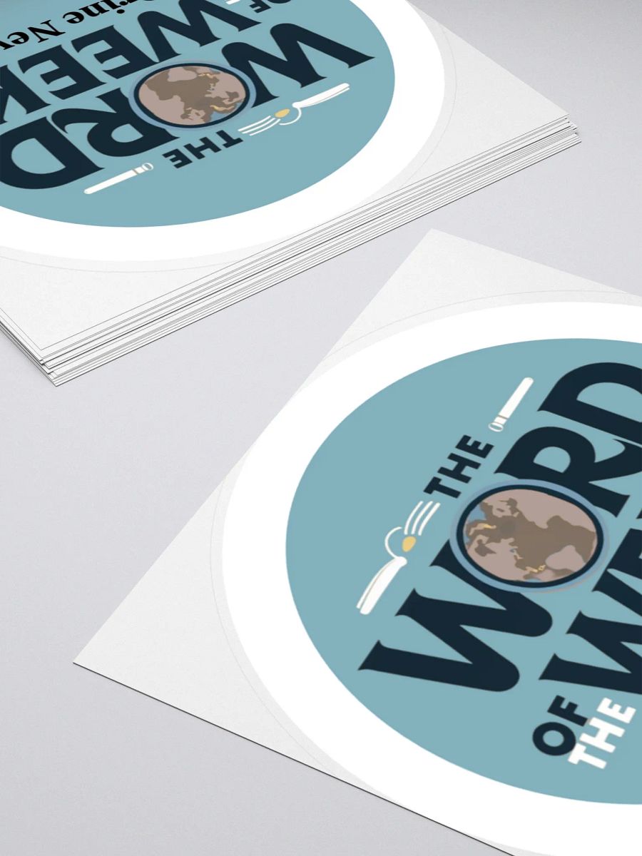 Word of the Week - Podcast Sticker product image (4)