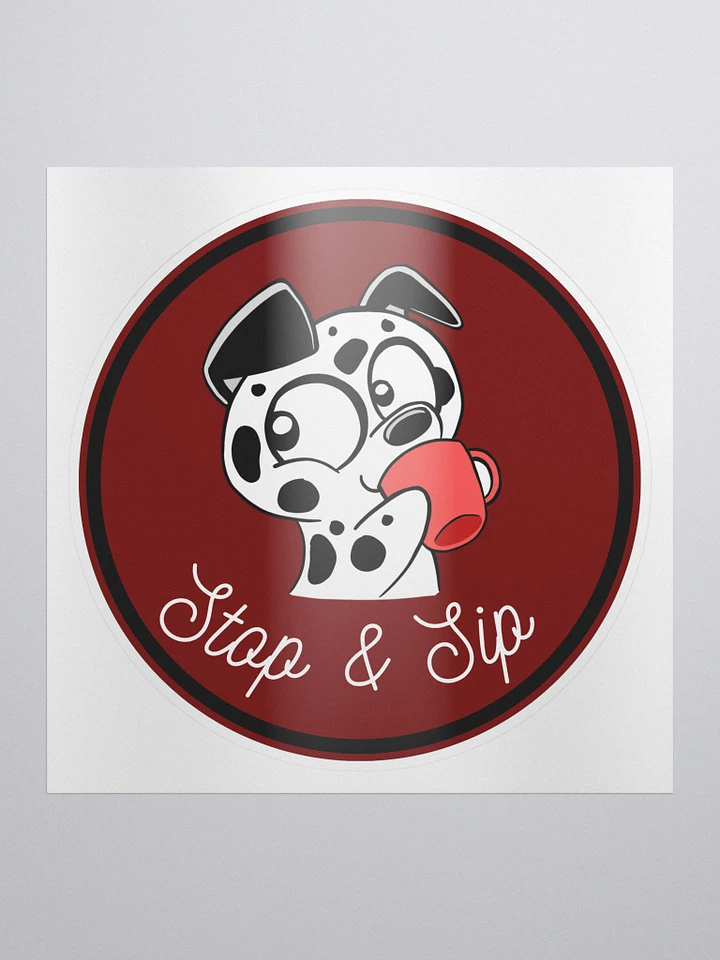 Stop and Sip Sticker product image (1)