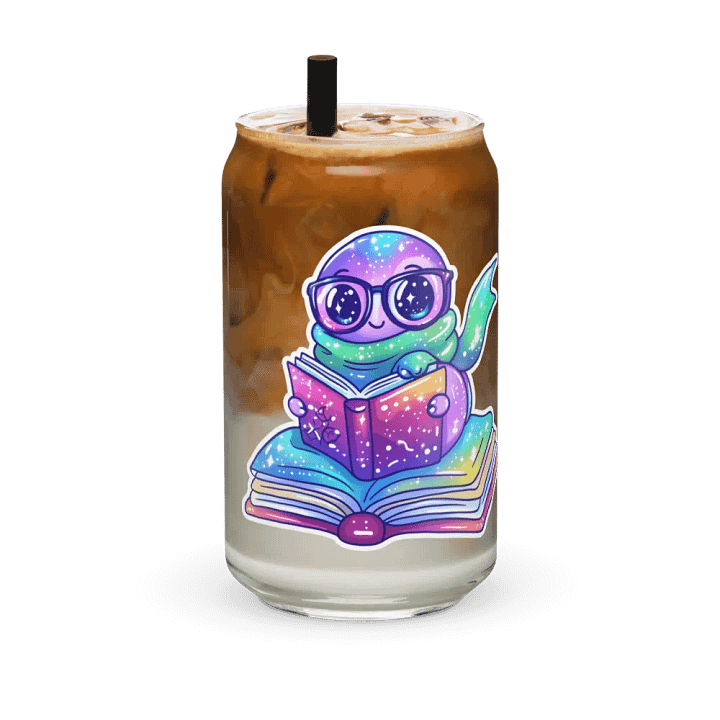 Bookworm Bliss Glass product image (1)