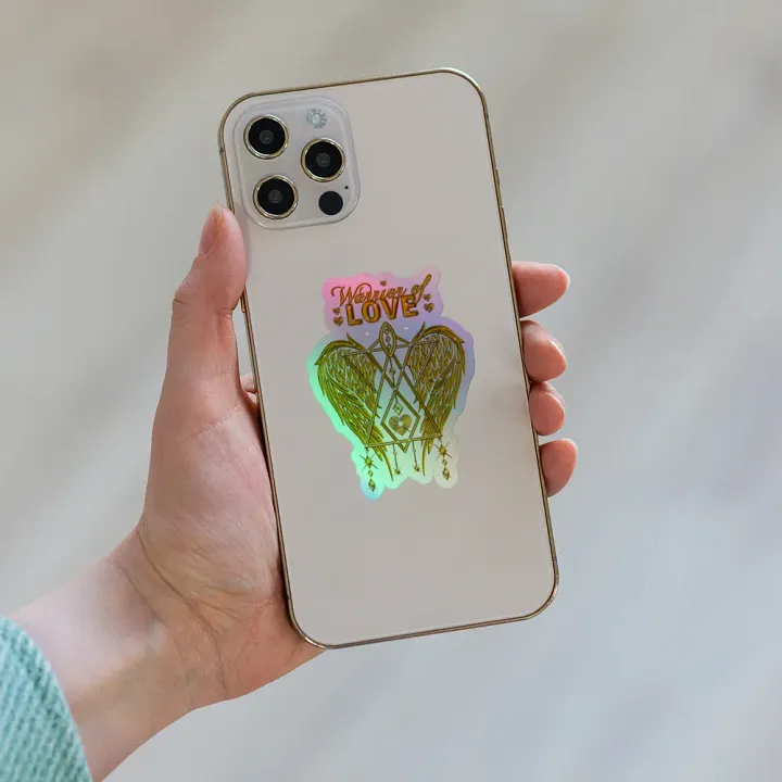 Warrior of Love Holographic Kiss-Cut Sticker product image (1)